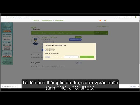 Video [Violympic] Hướng dẫn xác thực tài khoản giáo viên... - youtube