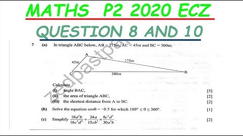 MATHS P2 2020 INTERNAL ECZ