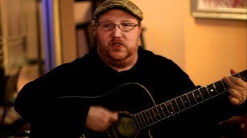 Doug Vann signs the Drupal Song at the Columbus Ohio Drupal 7 Release Party