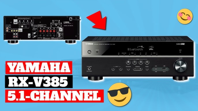 HIGH QUALITY 5.1-Channel 4K Ultra HD AV Receiver - Yamaha RX-V385 REVIEW 