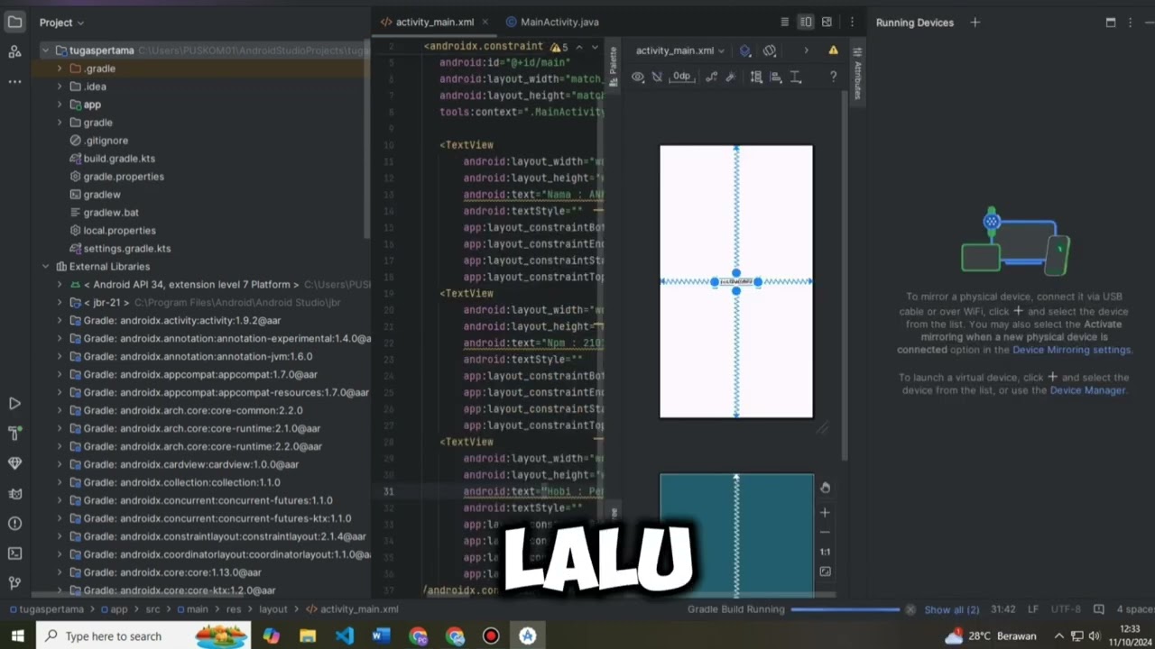 Belajar Android Studio Untuk Pemula 