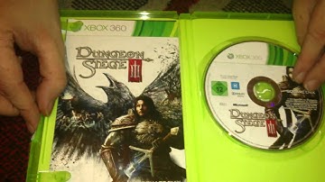 Nostalgamer Reboxes Dungeon Siege 3 III Three On Microsoft Xbox 360 UK PAL System Version Reverse