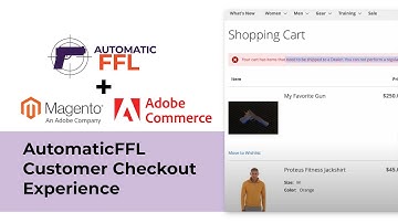 Customer Checkout using AutomaticFFL on Magento 2 | Shipping Guns and Gear to Multiple Locations