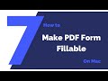 The Easy Way to Make PDF Form Fillable on Windows | PDFelement 7