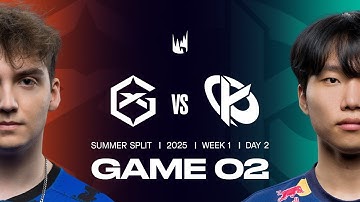 GX v KC | 2025 LEC Summer | Week 1 Day 2 | GIANTX vs. Karmine Corp Game 2