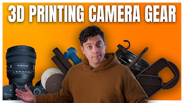 Ik 3D-geprinte camera-uitrusting