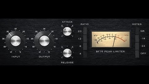 Compressors on Drums | Avid BF76