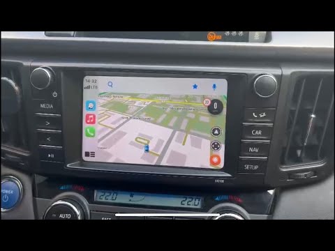 Оригинальный , Заводской CarPlay и Android Auto в Toyota RAV 4 2016-2019 г.в.