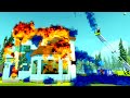 Which Firefighters Deserve to be Fired More? [Water Cannon Mod!]  - Scrap Mechanic Multiplayer