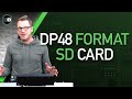 How to Format the SD Card on the Midas DP48