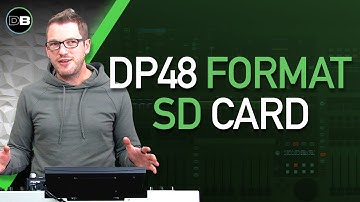 How to Format the SD Card on the Midas DP48