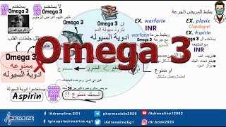 هل ال omega 3 ممنوعه مع ادوية السيوله مثل ال warfarin او plavix  او aspirin ؟