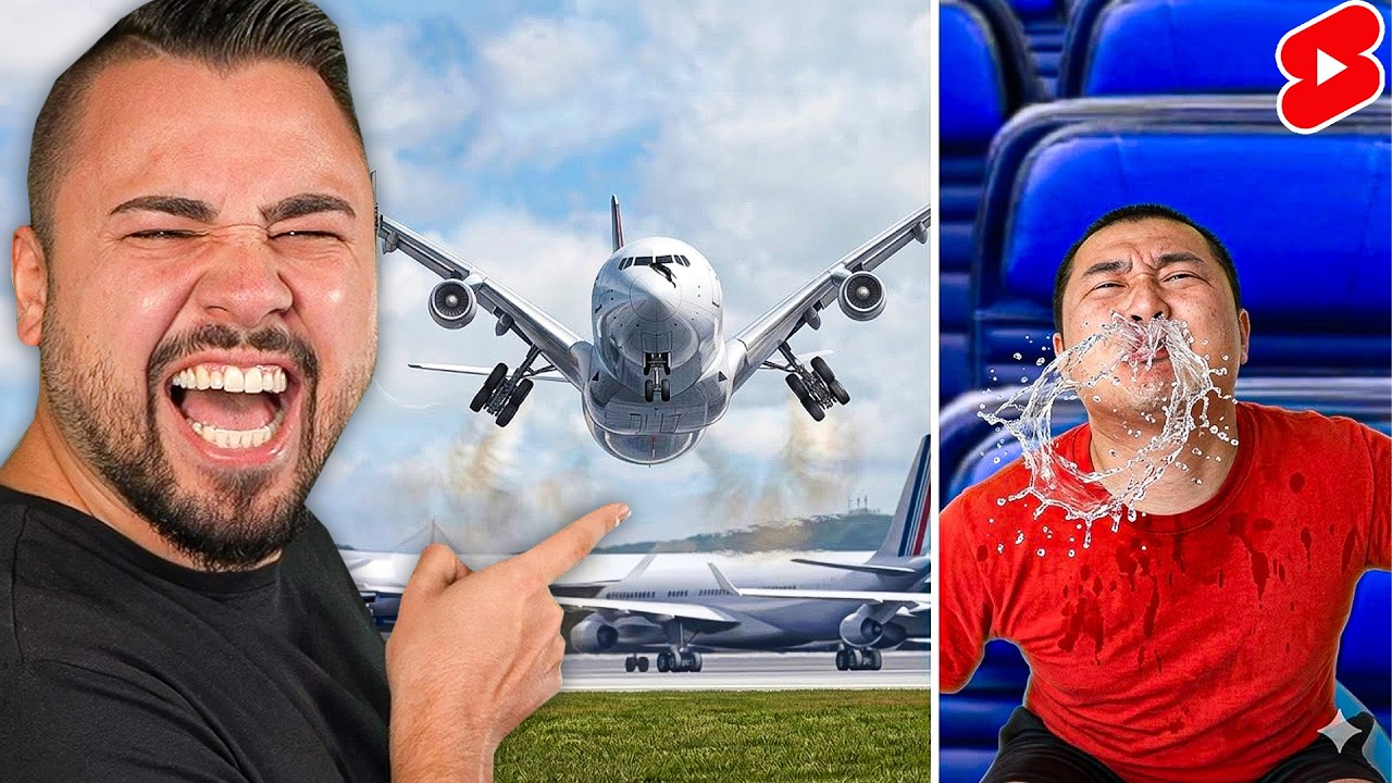 WAS MACHT DAS FLUGZEUG?😂(Youtube Shorts)