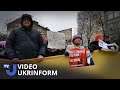 Біля Львівської політехніки зібрався мітинг на підтримку професорки Ірини Фаріон