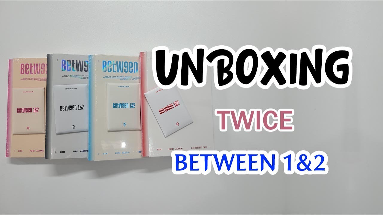 트와이스 TWICE 11th MINI ALBUM BETWEEN 1&2 풀버전 개봉 후기