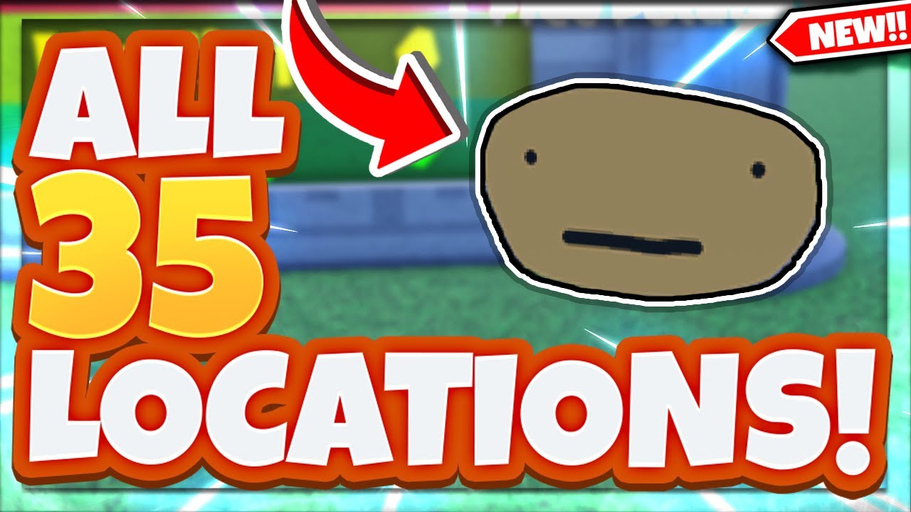 ALL *35* POTATO LOCATIONS In Roblox Find The Potatoes! YouTube
