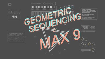 Max 9 Geometric MIDI Sequencer Demo