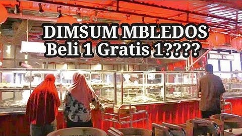 Dimsum Mbledos yang di MEER promo beli 1 gratis 1 dari jam 22.00 sampai jam 23.00 setiap hari