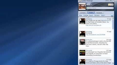 goober Messenger 3.0: Twitter