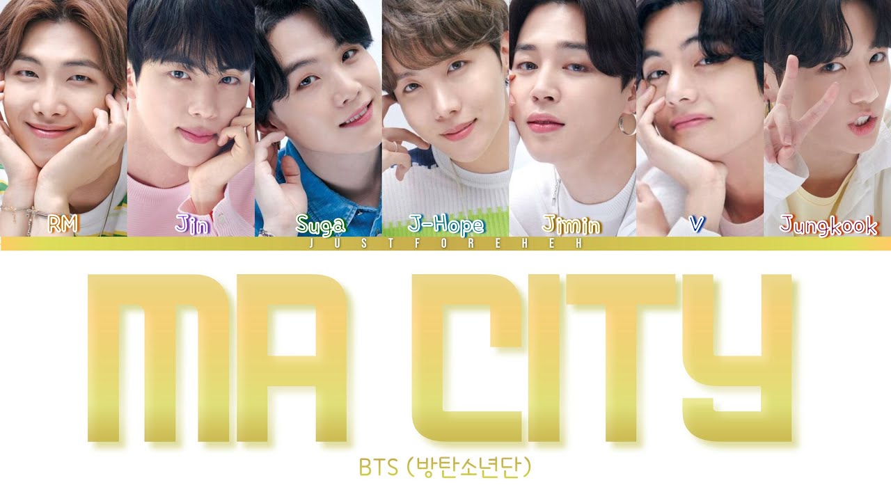 BTS (방탄소년단) - Ma City (Color Coded Lyrics Eng/Rom/Han)