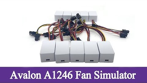 Avalon A1246 Fan Simulator
