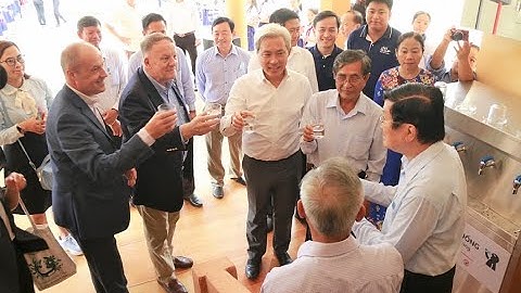 Lễ bàn giao các hệ thống lọc nước tinh khiết cho 23 trường học tại huyện Vĩnh Hưng, Tỉnh Long An