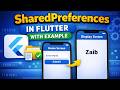 Flutter SharedPreferences Example | Save &amp; Display Data (2 Screens) 🔥