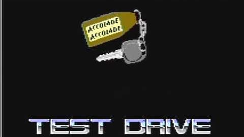 Test Drive (original) Intro for Commodore 64 (NTSC)