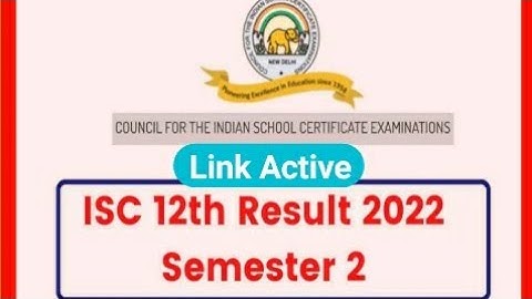 ISC 12th Result 2022: Class 12 results declared today; know websites, how to check marksheet