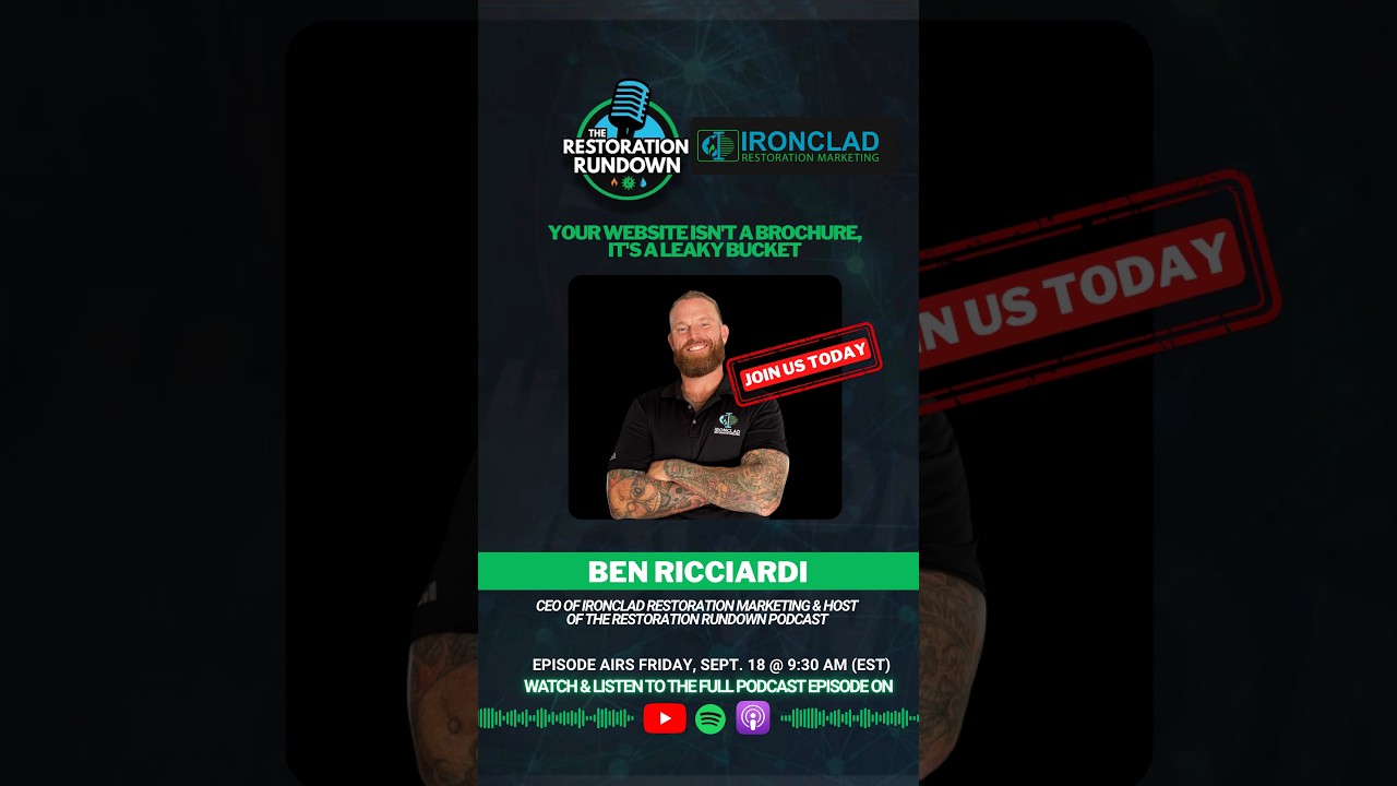 Join us Today at 9:30 AM (EST) for the latest Restoration Rundown Episode