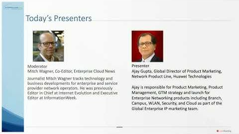 Webinar: See How Huawei Builds an Agile Campus Network Using Innovative Products