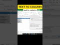 Text to column in excel 😏 | data cleaning | EXCEL WITH RAJNI | #excelshorts #exceltricks
