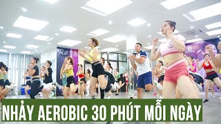 NHẢY AEROBIC 30 PHÚT MỖI NGÀY ĐỂ CÓ VÒNG EO 56 | BẢO NGỌC AEROBIC