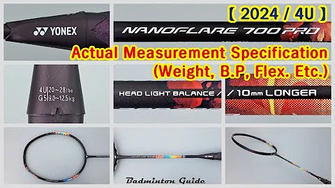 Yonex Nanoflare 700 Pro (4U) Specifications【actual measurements】