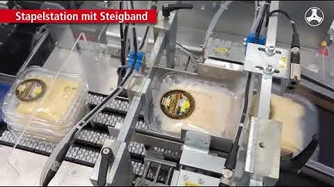 Kallfass Universa 500 Shrink Wrapper with Stacking Station Shrink Wrapping Cheese