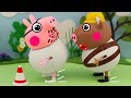 Daddy Pig running, Peppa Pig TV, New Peppa