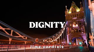 Video thumbnail of "dignity - lime cordiale || lyrics"