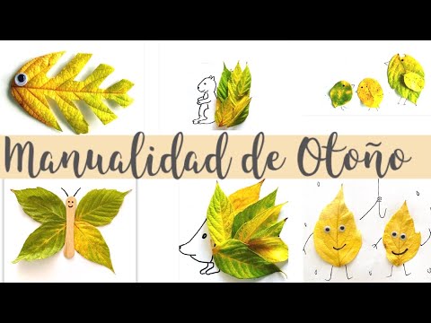 Video: Otoño Naturaleza Artesanía: Elaboración de cosas de la naturaleza y su jardín