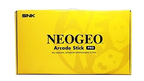 Neogeo Arcade Stick Pro Review