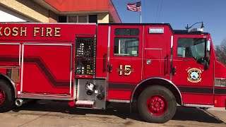 Oshkosh Fire Department Unveils New Fire Engine