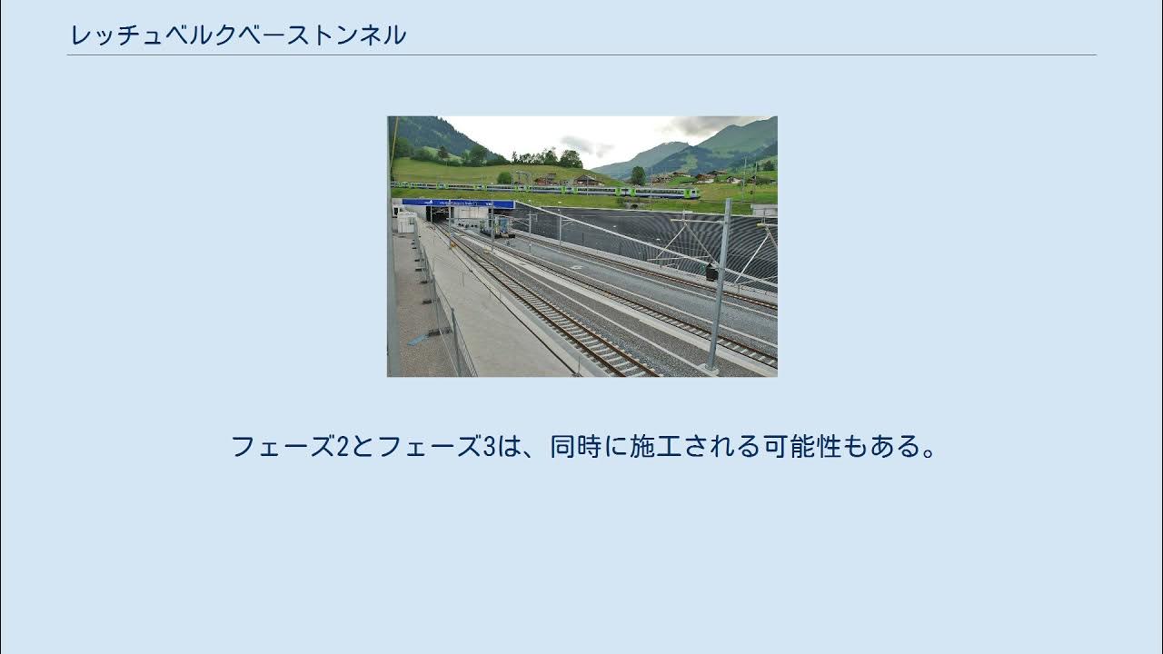 レッチュベルクベーストンネル YouTube