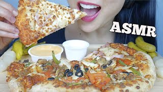 ASMR DOMINO'S PIZZA *DELUXE + HAWAIIAN + VEGGIES (EATING SOUNDS) | SAS-ASMR screenshot 1