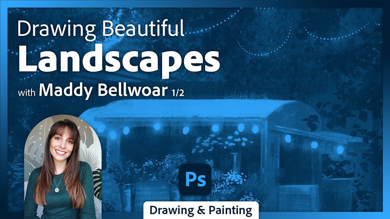 Landscape Illustrations in Photoshop with Maddy Bellwoar - 1 of 2