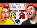 🔴Among Us *LIVE* with Lazarbeam, Connor, Marcel, Wildcat, Muselk, Nogla, NoahJ, Lupo, and Sypher!