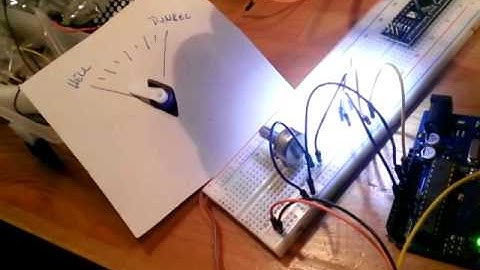 Arduino photoresistor and servo - Fotowiderstand und Servo
