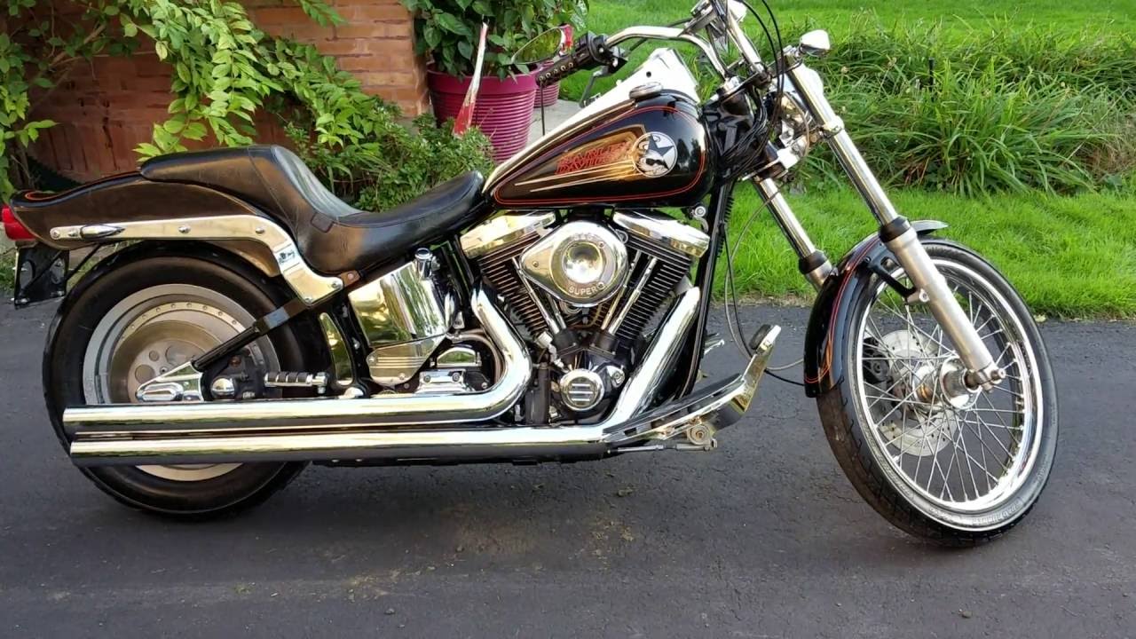 1992 Harley Davidson FXSTC Softail Custom YouTube