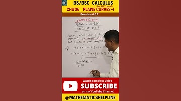 Calculus by S M Yusuf Chapter 6 Exercise 6.1 Q. 1
