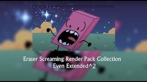 Eraser screaming Render Pack Collection Even Extended^2