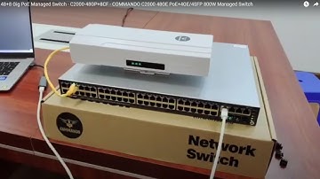 C2000-48GP+8CF  --  COMMANDO Soldier C2000 48GE PoE+, 4GE/4SFP Combo Uplinks, 800W, Managed Switch
