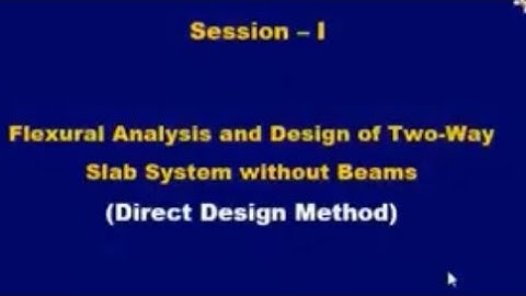 Design of Two-way slab By direct design method [[Dr Qaisar Ali]]Part 1